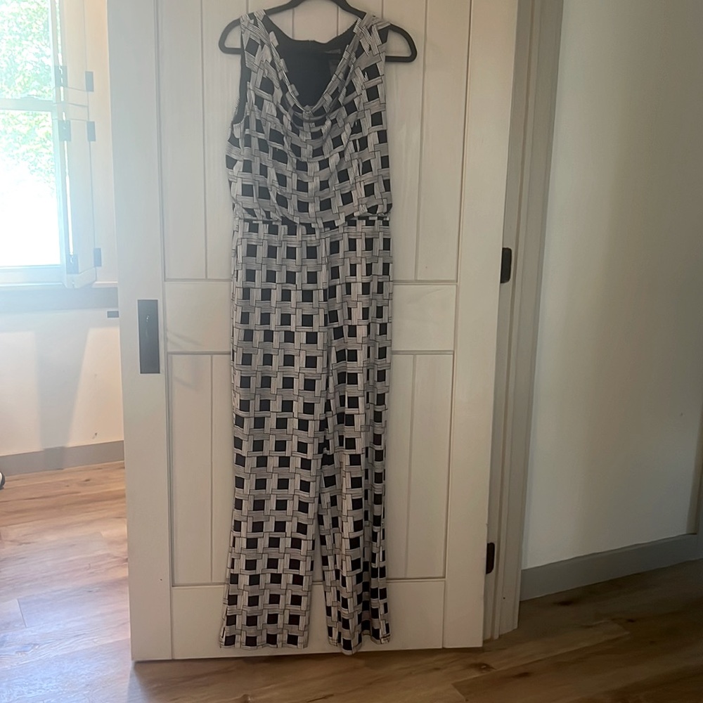 JUMPSUIT flattering rusched cowl neck summer or winter